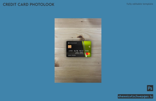 USA Citizens Bank Mastercard Photolook Beispielvorschau